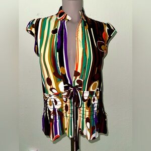 Vintage Luly K Blouse‎ Women’s Size Small